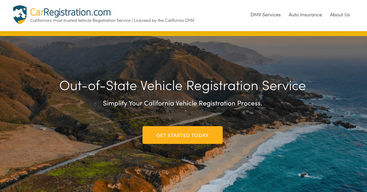 OutofState Vehicle Registration Service